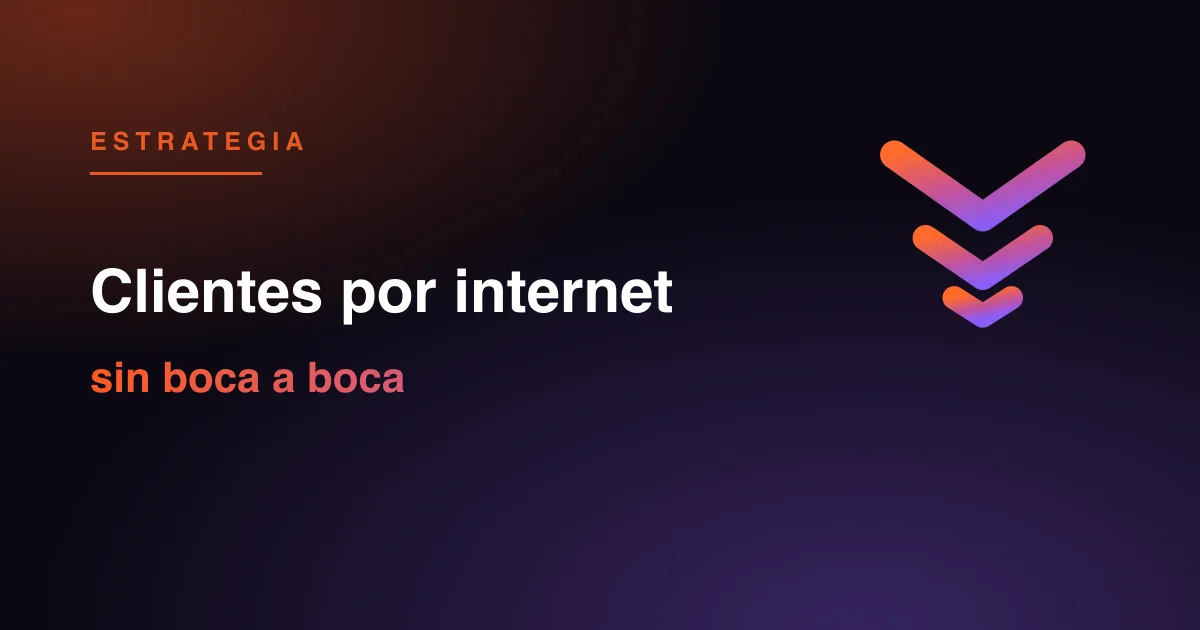 Sistema para conseguir clientes por internet si eres pyme: base, un canal que atrae y un cierre que convierte, sin depender del boca a boca.